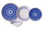 Hermia Vajilla de Porcelana Multicolor de 24 Piezas